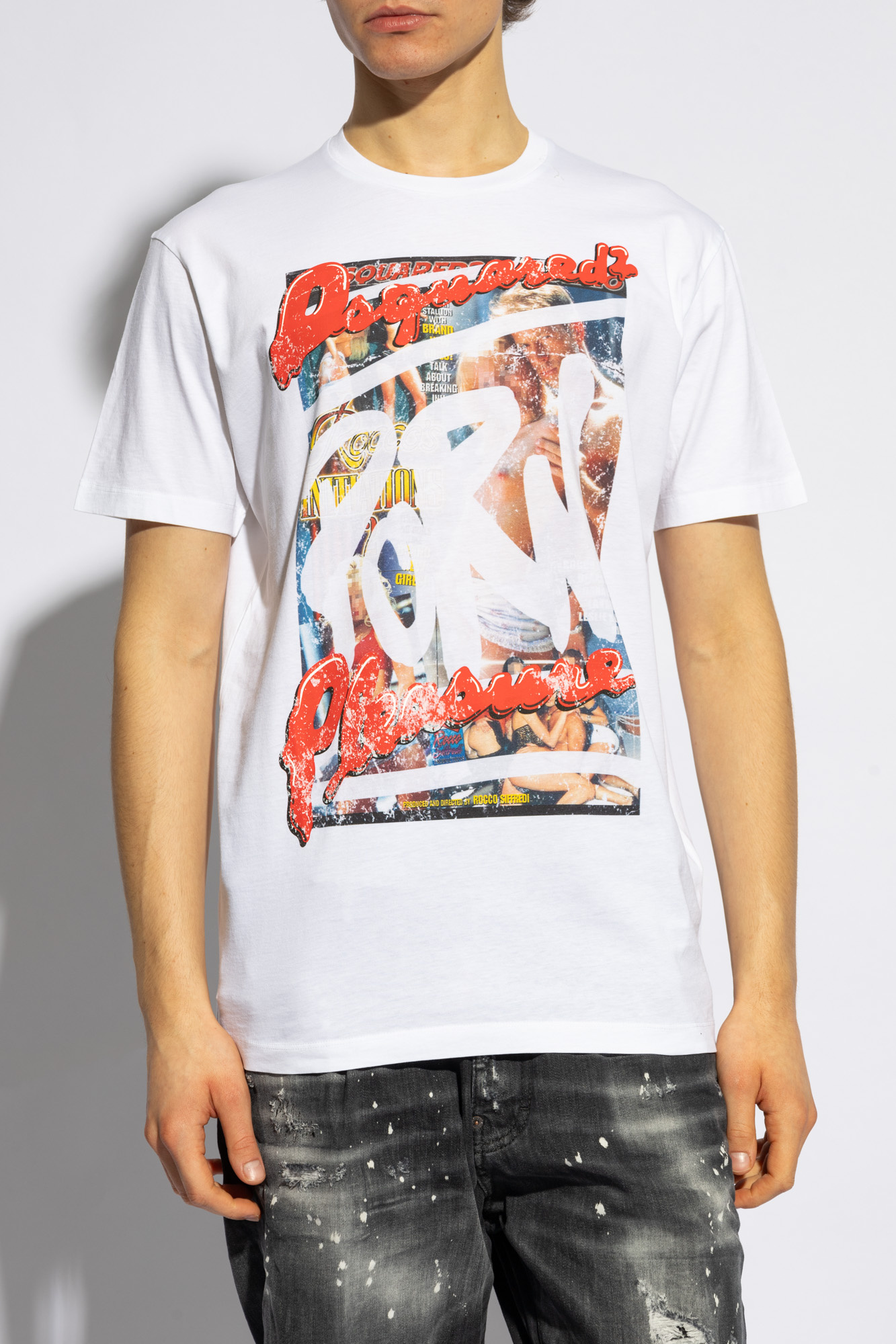 White Dsquared2 x Rocco Dsquared2 - Adidas OMeally Blondey T
